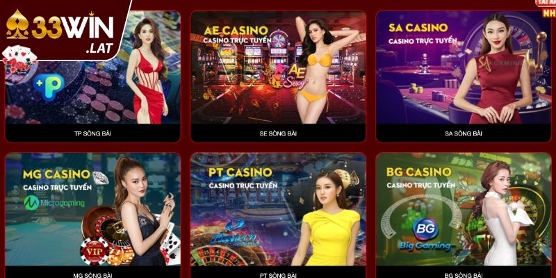Đôi nét về hệ thống cược casino 33WIN